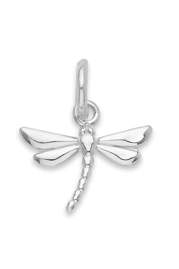 925 Sterling Silver Dragonfly Charm - Animal Insect Jewelry Gifts for Her