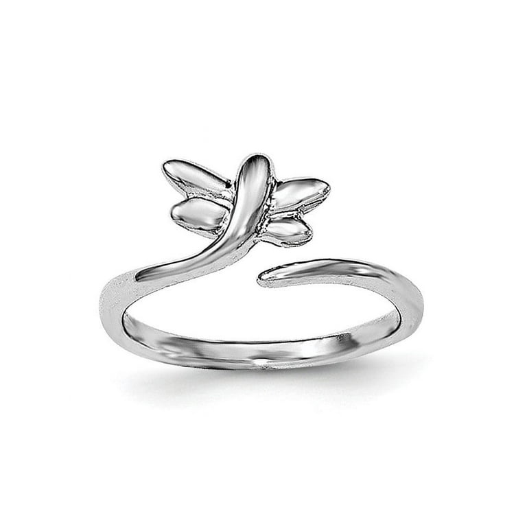 Sterling Silver Dragonfly Toe Ring