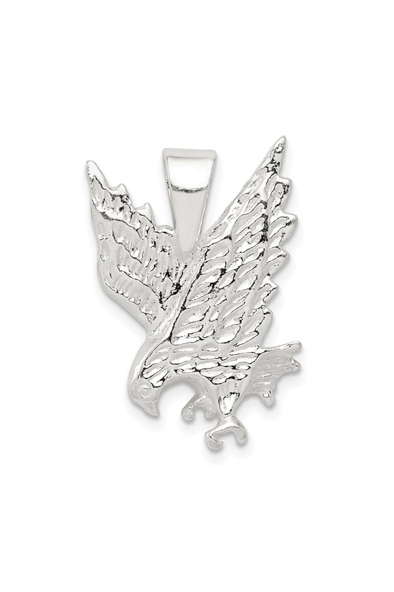 925 Sterling Silver Eagle Shaped Pendant