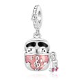 thumbnail image 1 of 925 Sterling Silver Earphone Music Dangle Charm For Bracelets & Bangle Pendant Jewelry, 1 of 5