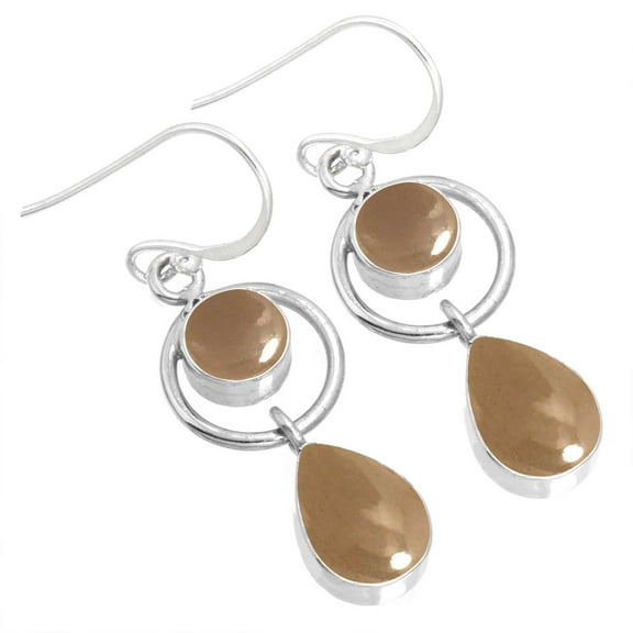 Smoky Topaz Women Jewelry 925 Sterling Silver Earring