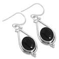 thumbnail image 1 of 925 Sterling Silver Earring Natural Black Onyx Handmade Jewelry, 1 of 4