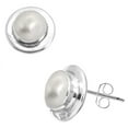 thumbnail image 1 of Freshwater Pearl Earring 925 Sterling Silver Handmade Jewelry, 1 of 4