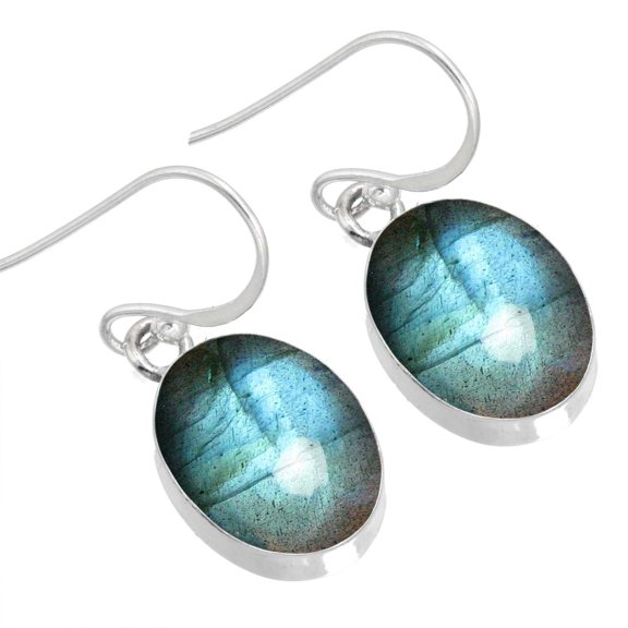 925 Sterling Silver Earring Natural Labradorite Handmade Jewelry