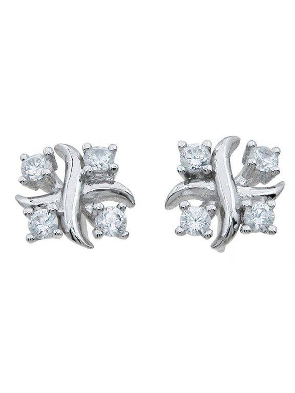925 Sterling Silver Earring Studs Makes Unique Anniversary Gift For Her, Sterling Silver Stud Earrings