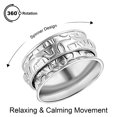 thumbnail image 1 of 925 Sterling Silver Elephant Spinner Ring for Women Jewelry Birthday Christmas Gifts Size 6, 1 of 6