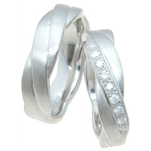 925 Sterling Silver Engagement Rings for Couples and Wedding Bands