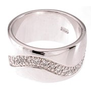ICEPOSH 925 Sterling Silver Eternity Bands for Women & Wedding Ring Make Great Anniversary Gifts