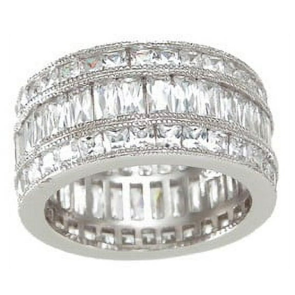 925 Sterling Silver Eternity Bands for Women & Wedding Ring Make Great Birthday Gifts for Women