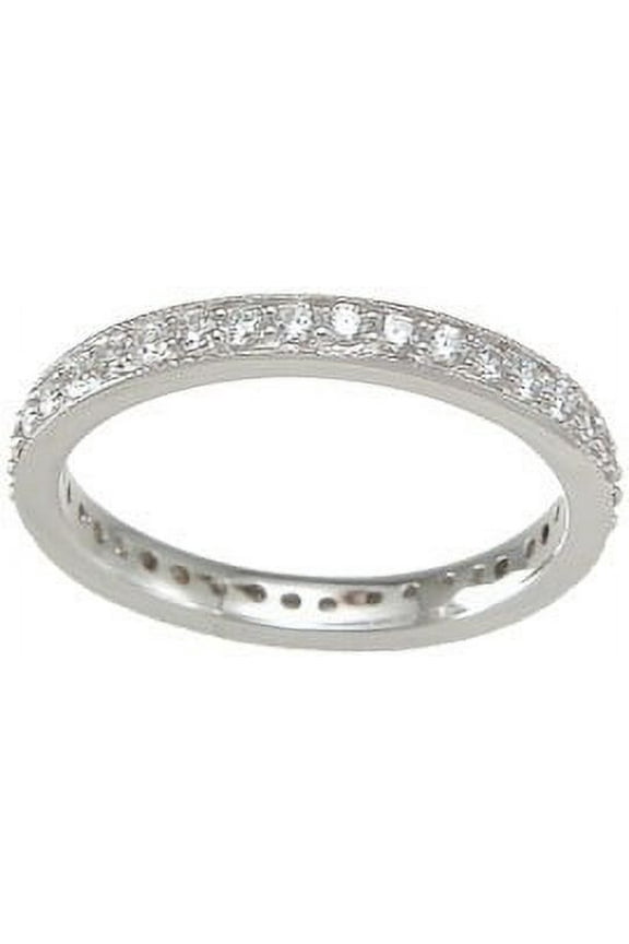925 Sterling Silver Eternity Bands for Women & Wedding Ring Make Great Gifts for Her