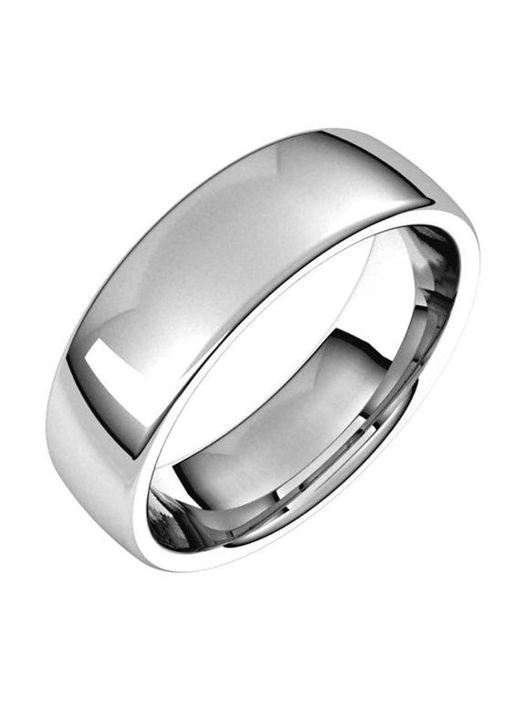 925 Sterling Silver European 6mm Comfort-fit Wedding Band Ring Size 9 Wedding Band for Women and Men