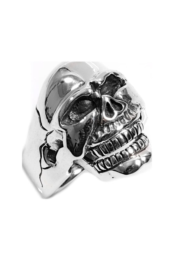 925 Sterling Silver Evil Dead Skull Ring Size 10