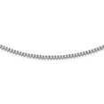 thumbnail image 1 of 925 Sterling Silver Fancy Necklace Chain Shimmer 18 inch 146 Stone CZ Riviera mm, 1 of 4