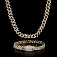 925 Sterling Silver Fashion Jewelry Hip Hop Cuban Chain Men Vvs d