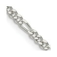 thumbnail image 1 of 925 Sterling Silver Figaro Chain Styles Necklace 2.5 mm 24 inch, 1 of 4