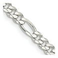 thumbnail image 1 of 925 Sterling Silver Figaro Chain Styles Necklace 4.5 mm 26 inch, 1 of 4