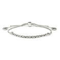 thumbnail image 1 of 925 Sterling Silver Filigree Drops Adjustable Chain Bracelet; Lobster Clasp; for Adults and Teens; for Women and Men, 1 of 1