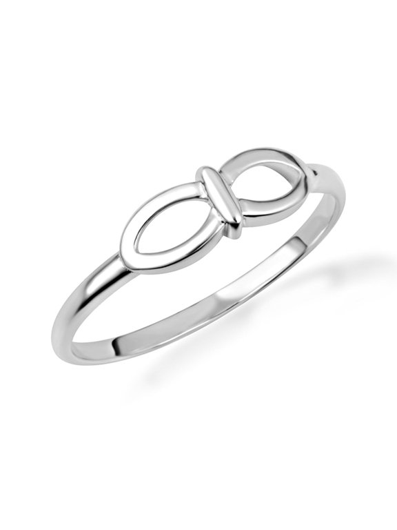 .925 Sterling Silver Firefly Nature Band Ring /size 8