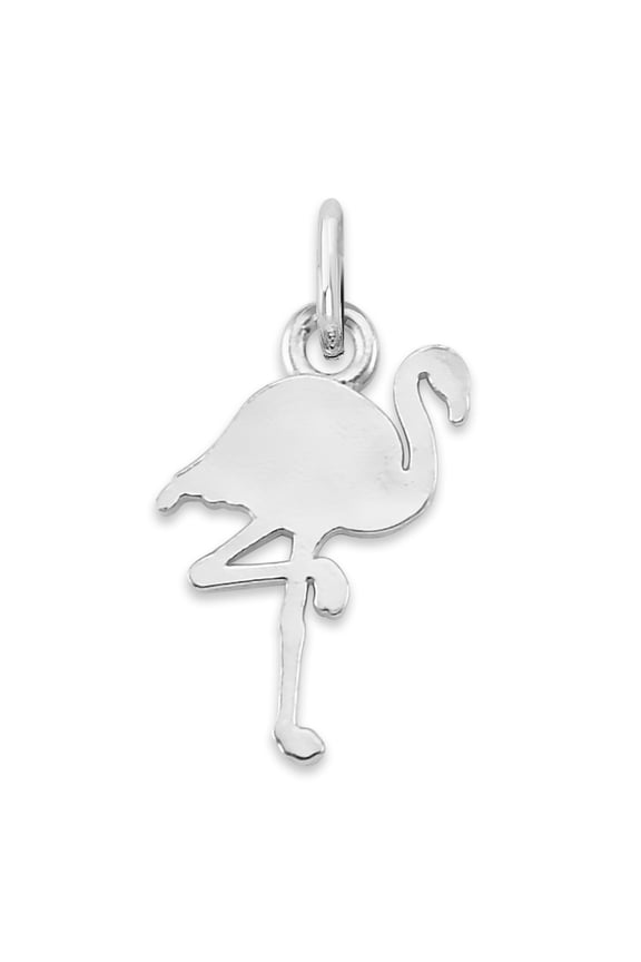 925 Sterling Silver Flamingo Charm - Animal Jewelry Gifts for Her Bracelet