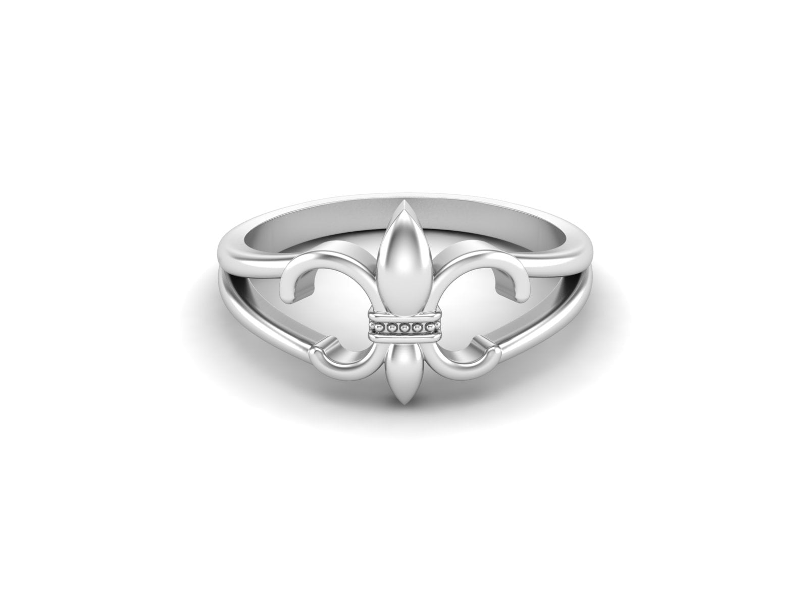 925 Sterling Silver Fleur De Lis Ring Saints Ring French lily 