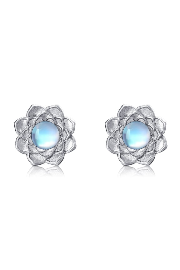 925 Sterling Silver Fox Stud Earrings for Women
