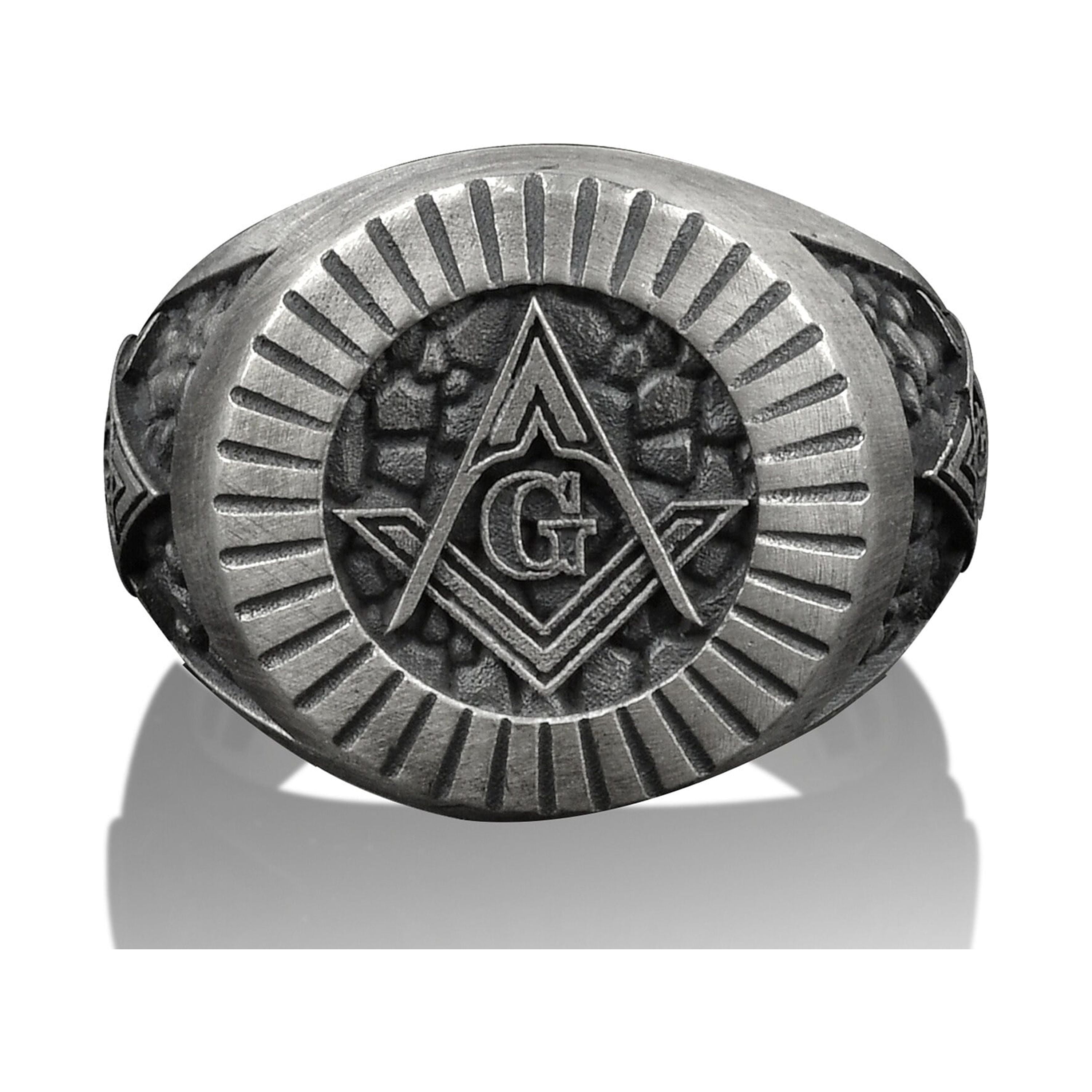 925 Sterling Silver Ring deals Freemason Ring