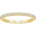 thumbnail image 1 of 925 Sterling Silver Full Eternity 2MM White Zircon Wedding Band Ring for Women, 1 of 5