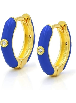 Royal blue earrings and bracelet shop