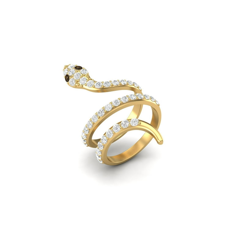 Smoky Quartz Wrapped Ring Gold-plated Sterling Silver Smoky Quartz Wrapped Ring Gold-plated Sterling Silver