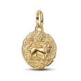 thumbnail image 1 of 925 Sterling Silver Golden Fierce Lion Dangle Charm for Bracelet Charms Bangle Pendant Jewelry, 1 of 4