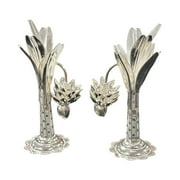 925 Sterling Silver Hallmarked Banana Tree Pair Banana Tree Height 5.0" Banana Tree Pair