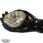 925 Sterling Silver Hallmarked Designer Engraving Puja Bowl - Style#11 Bowl Size & Weight 3.5" Bowl W=40grams C=125ml