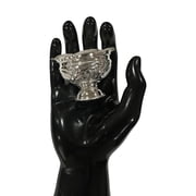 925 Sterling Silver Hallmarked Puja Cup Bowl Size & Weight 2.75 inch cup -100ml