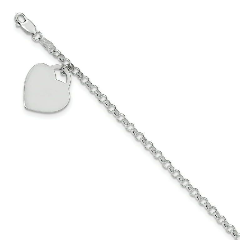 Sterling silver sale charm bracelet walmart