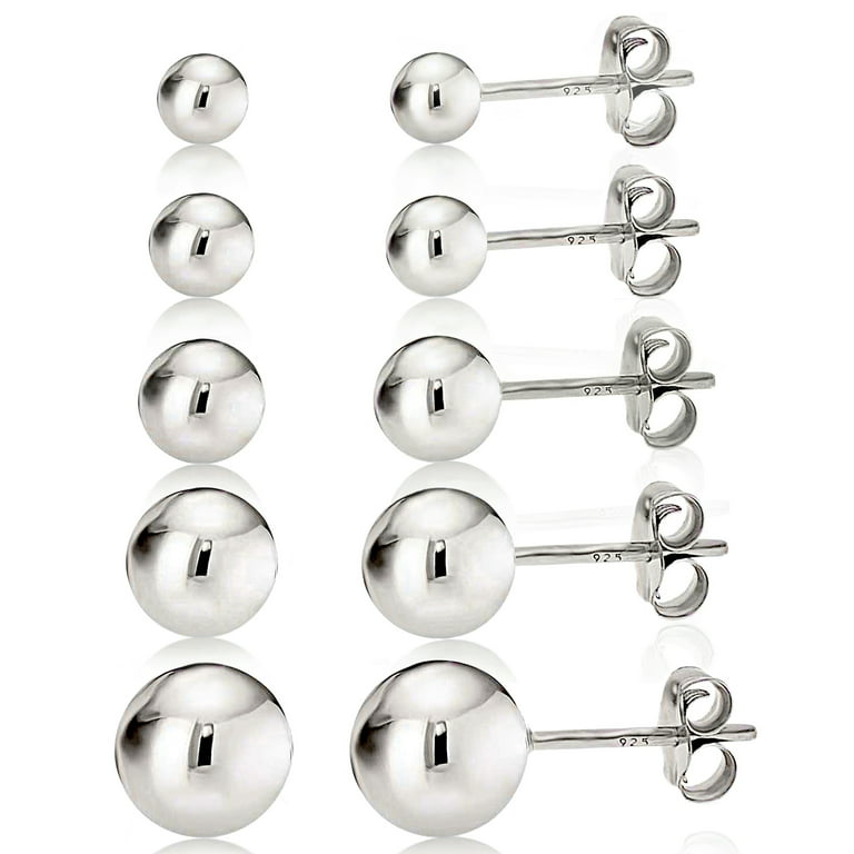5pcs Adabele Authentic 925 Sterling Silver 9mm Grommet Eyelet Rivet  Designed Hypoallergenic Nickel Free for 5mm-6mm Large Hole Beads Jewelry  Making