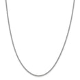 thumbnail image 1 of 925 Sterling Silver High Polished 2mm Solid Plain Curb Link Chain w/ Lobster Clasp - 24", 1 of 5