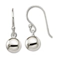 thumbnail image 1 of 925 Sterling Silver Hollow Polished Shepherd hook Earrings 19x9mm Wide Stud Earring for Women, 1 of 2