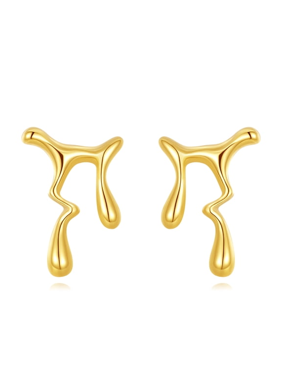 925 Sterling Silver Honey Bee Earrings Gold Cute Bumblebee Stud Earrings Jewellery Birthday Gifts for Women (Honey)