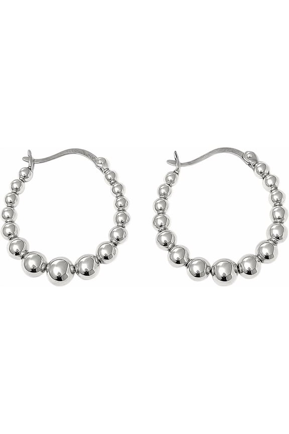 Elegant Handmade 925 Sterling Silver Hoop Earrings for Women Modern Minimalistic Designer Jewelry