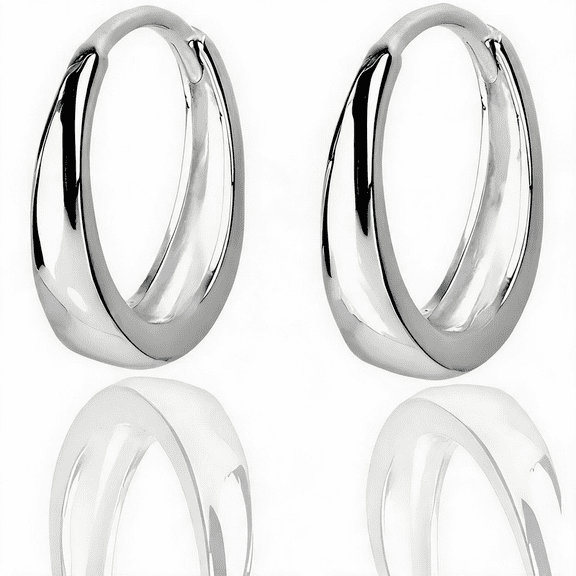 925 Sterling Silver Huggie Earrings for Women - 10mm/14mm/16mm Tiny Sleeper Hoops, Hypoallergenic Mini Cartilage/Tragus/Cuff Earrings, Fashion 925 Silver Jewelry Gift for Daily Wear
