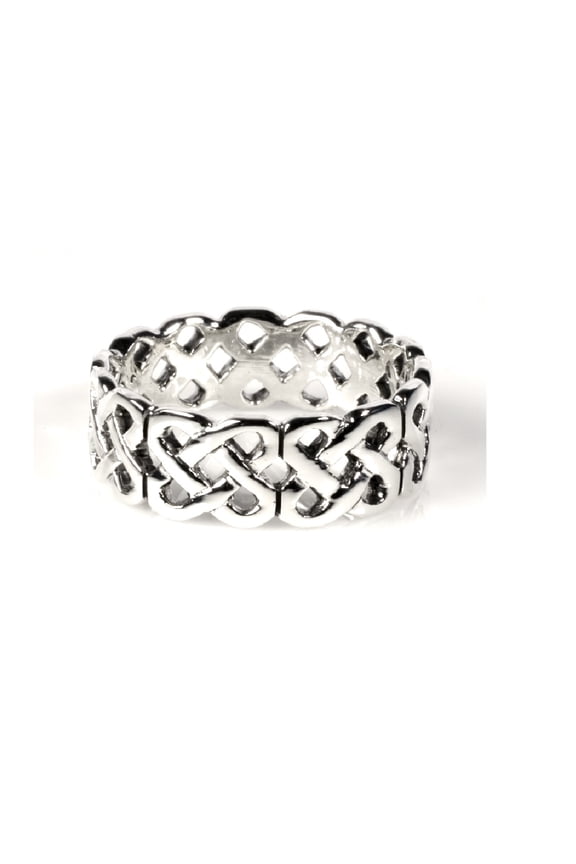 925 Sterling Silver Infinity 8 Symbol Ring Size 8