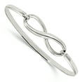 thumbnail image 1 of 925 Sterling Silver Infinity Bangle Bracelet, 1 of 5