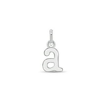 925 Sterling Silver Initial Letter "a" Name Charms For Girls and Teens Bracelets