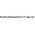 thumbnail image 1 of 925 Sterling Silver Italian Fancy Cable Link Chain Bracelet 5.8mm, 1 of 1