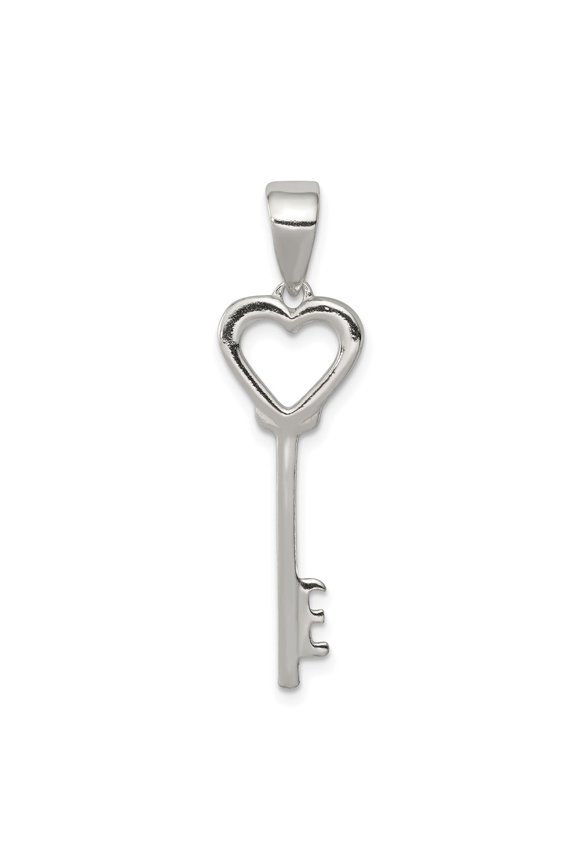 925 Sterling Silver Key Pendant Fine Jewelry For Women Gifts For Her