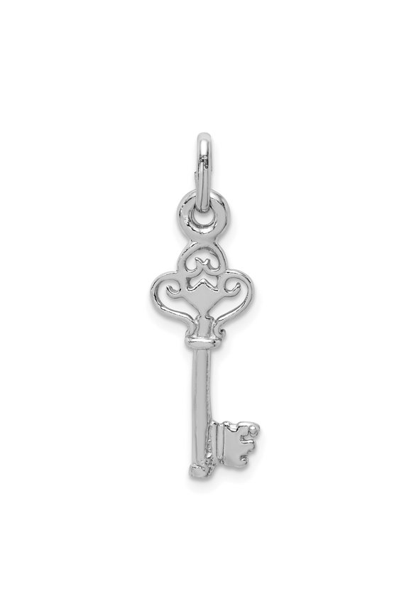 925 Sterling Silver Key Pendant Fine Jewelry For Women Gifts For Her
