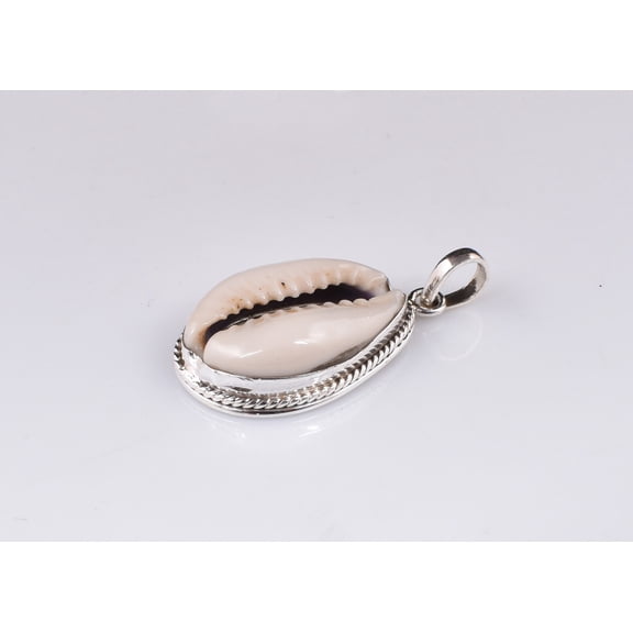925 Sterling Silver Kodi Shell Gemstone Handmade Pendant Women Gift PS-2597