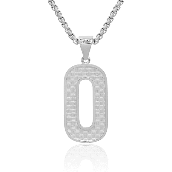 925 Sterling Silver Dainty Letter O Initial Name Monogram Necklace Chain Pendant Charm