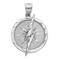 thumbnail image 1 of 925 Sterling Silver Lightning Bolt Medal, Bolt Pendant for Pendant - Symbolic Jewelry Gifts for Men, 1 of 4