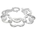 thumbnail image 1 of 925 Sterling Silver Link Chain Womens Bracelet, 1 of 2